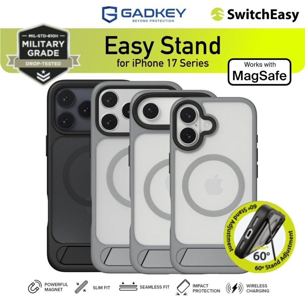 SwitchEasy EasyStand Case iPhone 17 Pro Max / 17 Pro / 17 / Air Casing Stand Magsafe