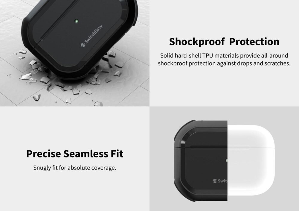 SwitchEasy Defender Case Airpods Pro 2 / 1 Casing Cover Protection foto 2