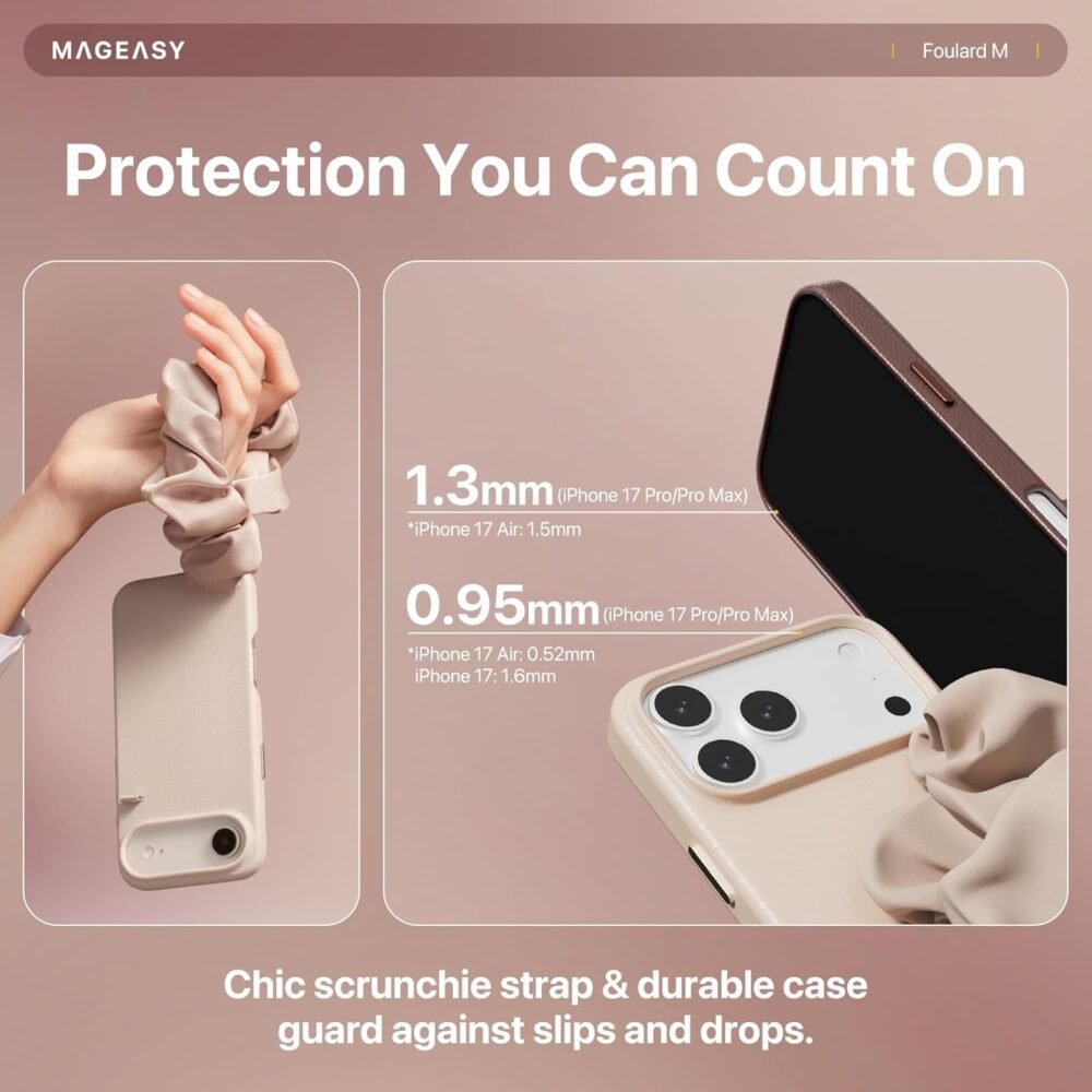 MagEasy Foulard Strap Case iPhone 17 Pro Max / 17 Pro / 17 / Air Casing Magsafe foto 4