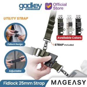 MagEasy FidLock Lanyard Strap 25mm Tali Gantungan