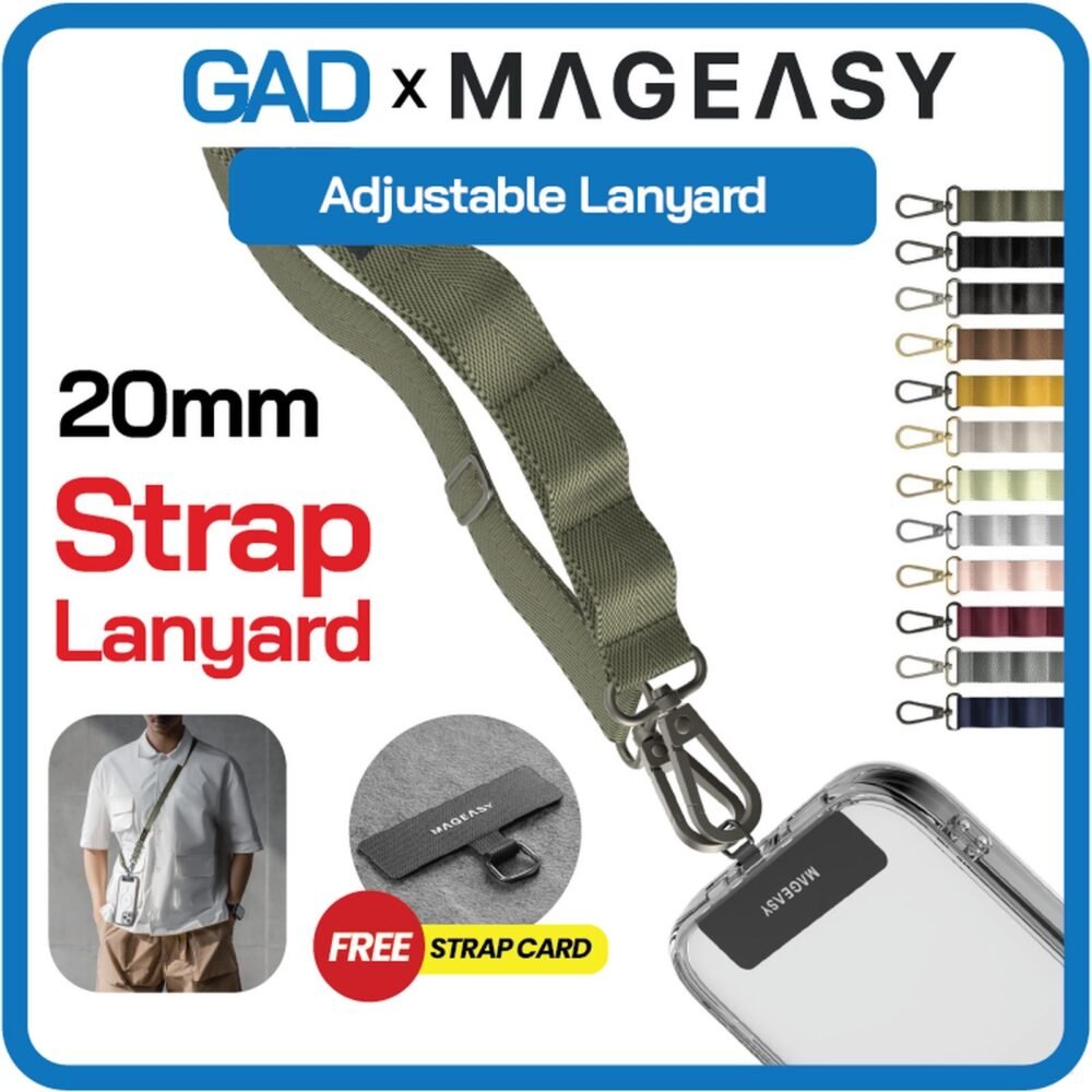 MagEasy Lanyard Strap 20mm Shoulder Tali