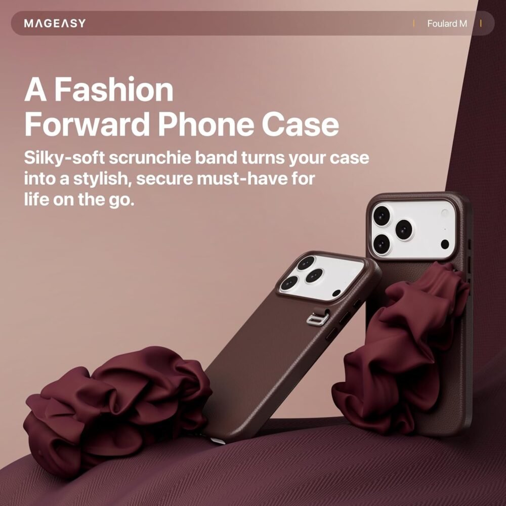 MagEasy Foulard Strap Case iPhone 17 Pro Max / 17 Pro / 17 / Air Casing Magsafe foto 5