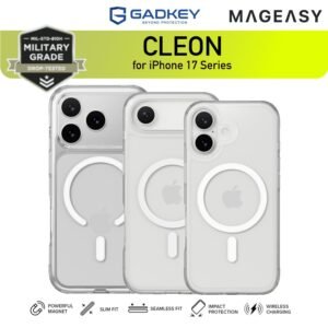 MagEasy Cleon Case iPhone 17 Pro Max / 17 Pro / 17 / Air Casing Clear Magsafe