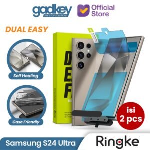 Ringke Dual Easy Anti Gores Samsung Galaxy S24 Ultra Hydrogel Screen Guard Protector
