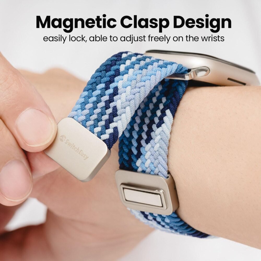 SwitchEasy Candy Braided Nylon Band Apple Watch Ultra / 11 / 10 / 9 / 8 / 7 / 6 / 5 Tali foto 2