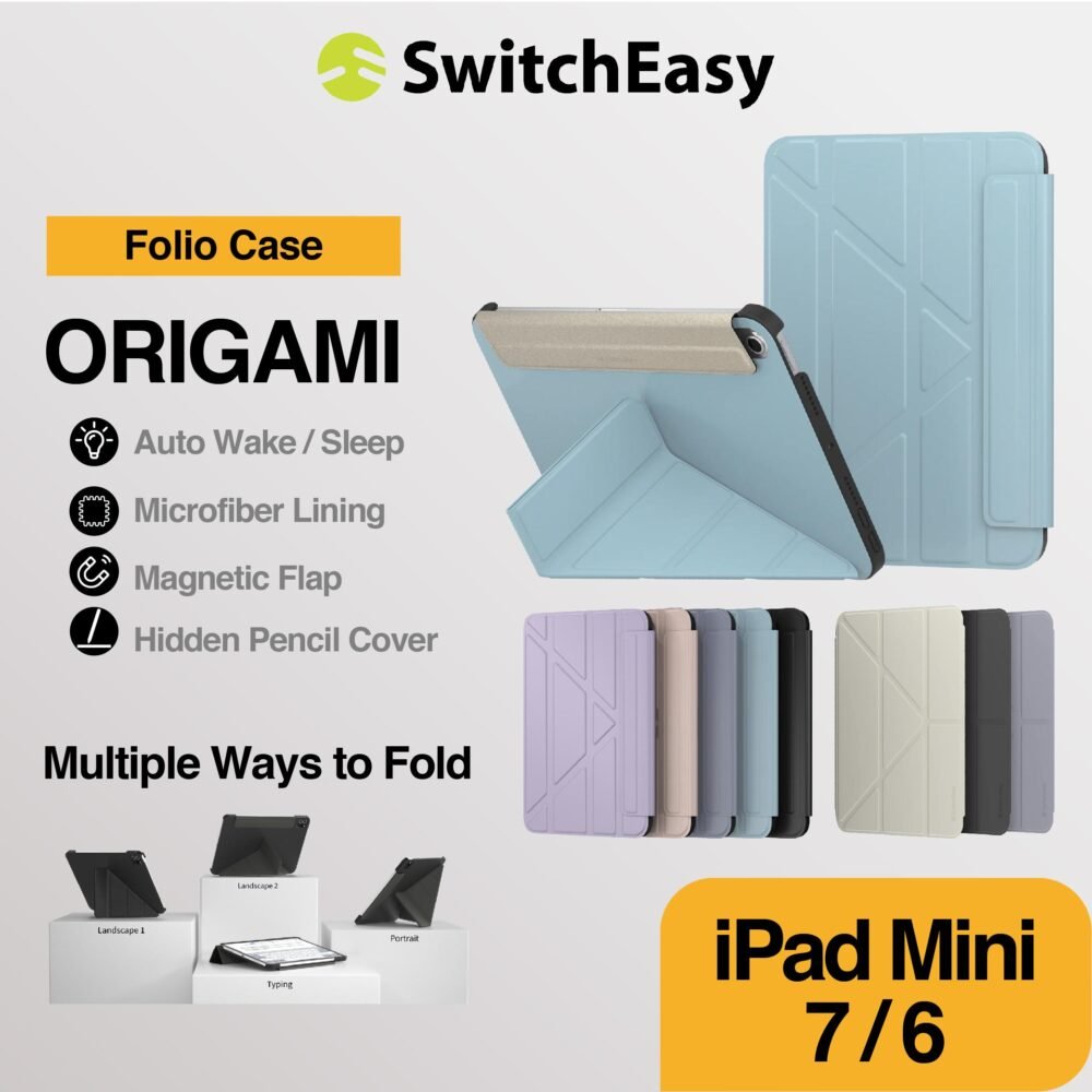 SwitchEasy Origami Case iPad Mini 7 / 6 Casing Folio Cover
