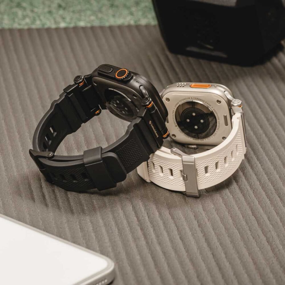 SwitchEasy Rugged Silicone Band Apple Watch Ultra / 11 / 10 / 9 / 8 / 7 / 6 / 5 Band Tali foto 5