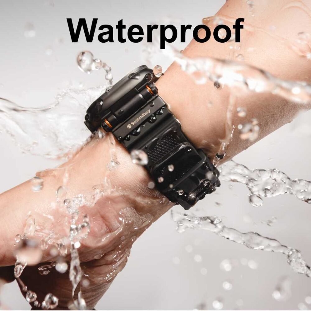 SwitchEasy Rugged Silicone Band Apple Watch Ultra / 11 / 10 / 9 / 8 / 7 / 6 / 5 Band Tali foto 2