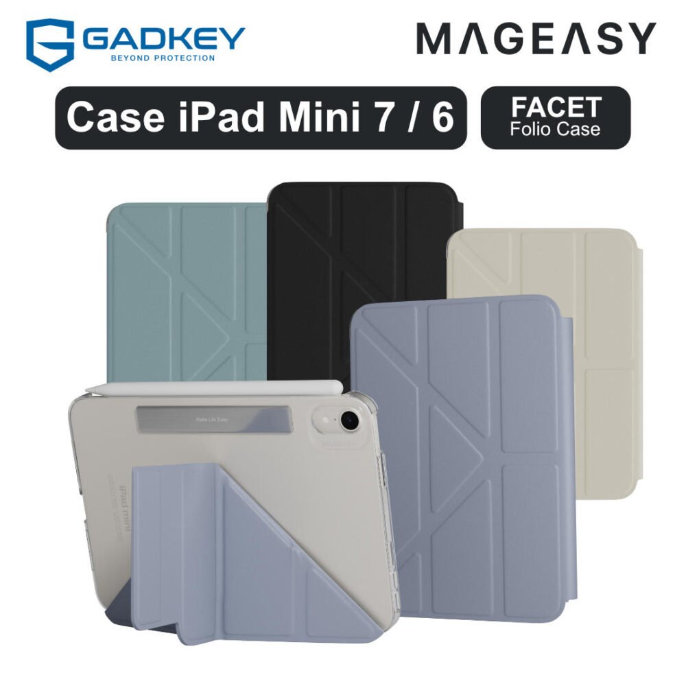 MagEasy Facet Case iPad Mini 7 Casing Folio Cover