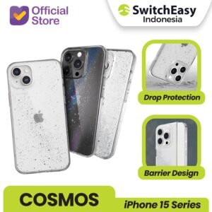 SwitchEasy Cosmos Case iPhone 15 Pro Max / 15 Pro / 15 Plus / 15 Casing Glitter