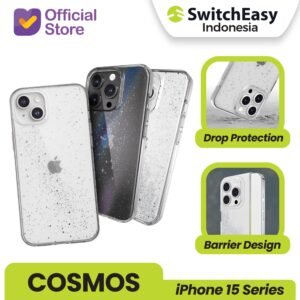 SwitchEasy Cosmos Case iPhone 15 Pro Max / 15 Pro / 15 Plus / 15 Casing Glitter