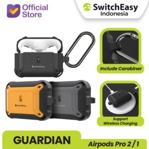 SwitchEasy Guardian Case AirPods Pro 2 / 1 Casing Cover Lock Protection