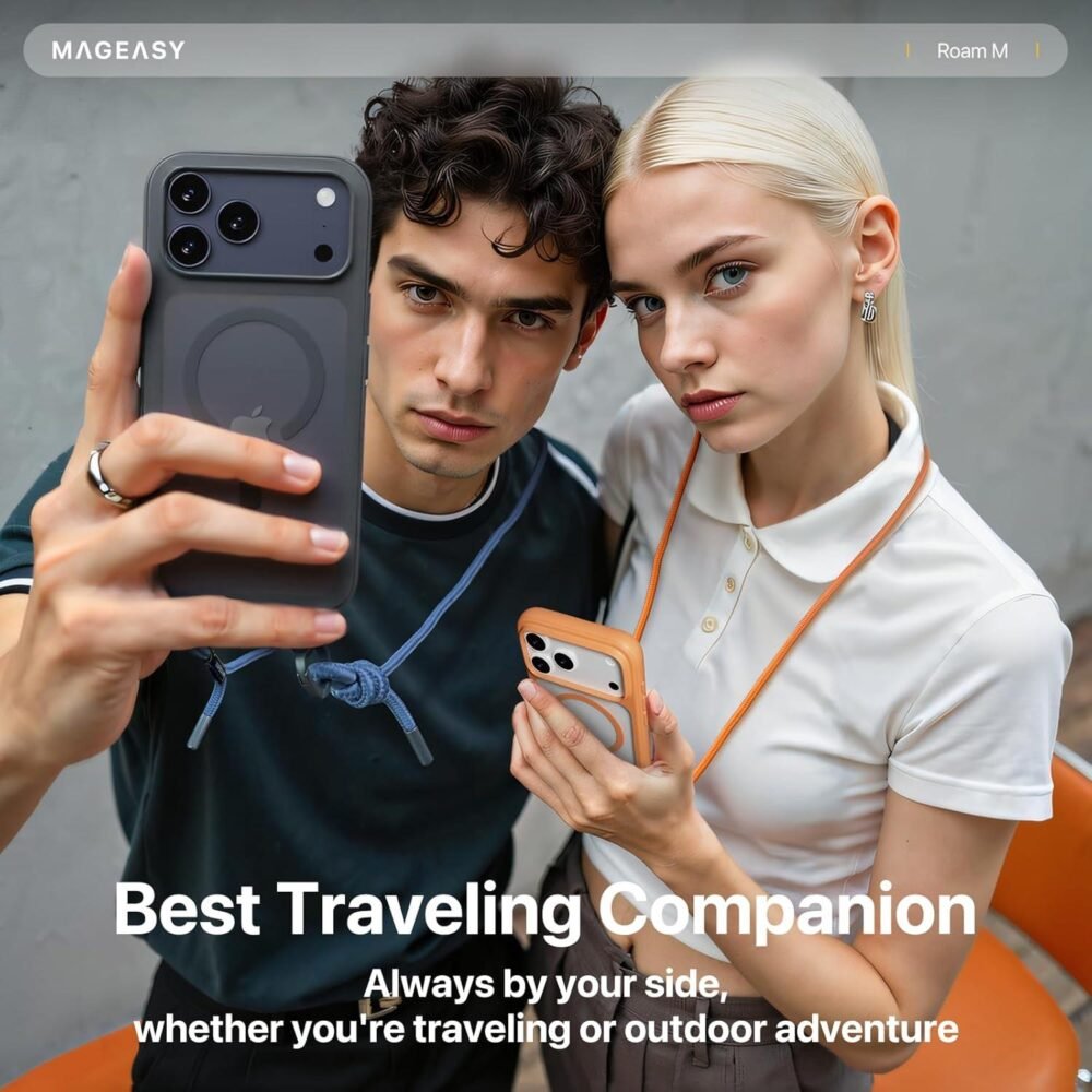 MagEasy Roam Strap Case iPhone 17 Pro Max / 17 Pro / 17 / Air Casing Magsafe foto 4