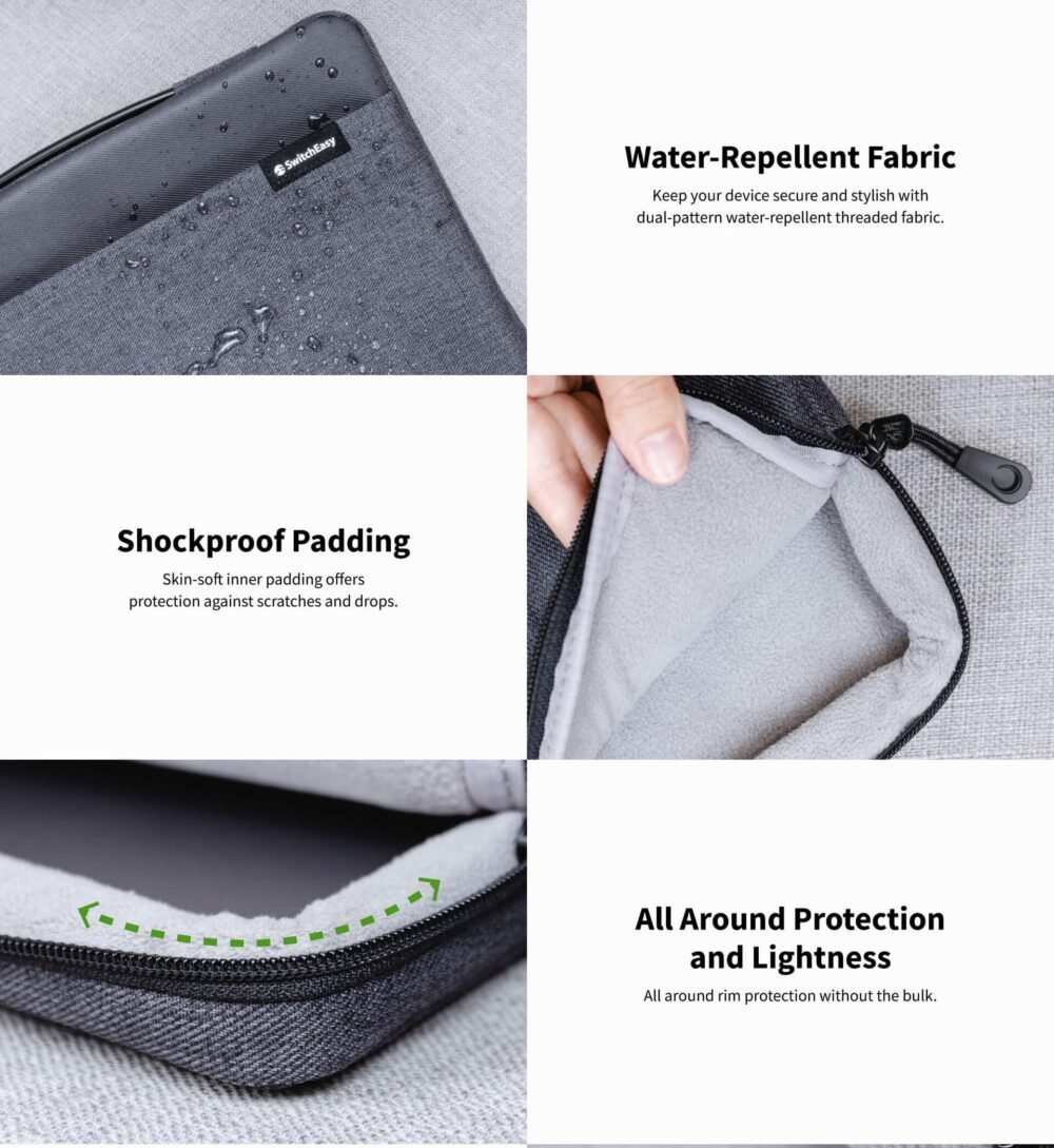 SwitchEasy Urban Bag Sleeve Tas Macbook Pro / Air 13 / 13.6 / 14 / 15 / 16 Inch M5 / M4 / M3 / M2 / M1 / Laptop foto 6