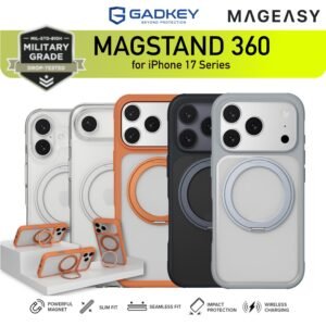 MagEasy MagStand 360 Case iPhone 17 Pro Max / 17 Pro / 17 / Air Casing Magsafe Holder