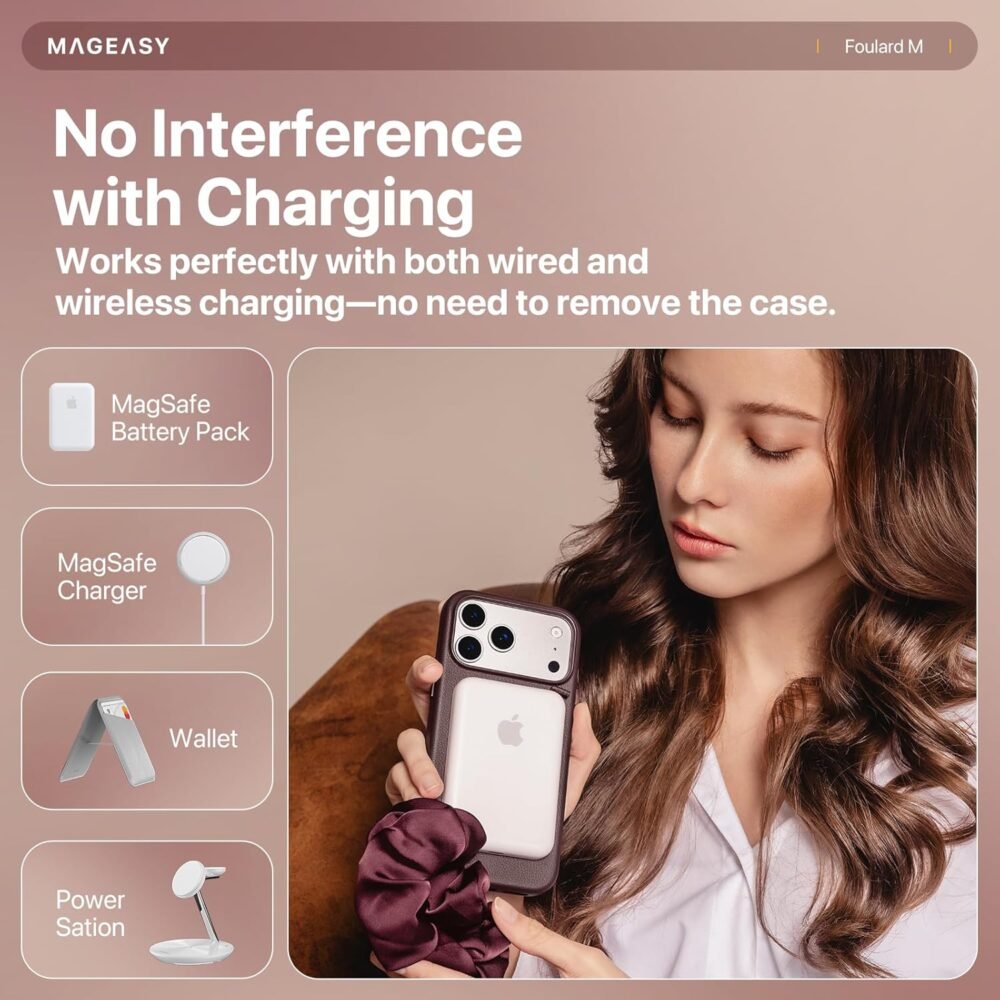 MagEasy Foulard Strap Case iPhone 17 Pro Max / 17 Pro / 17 / Air Casing Magsafe foto 3