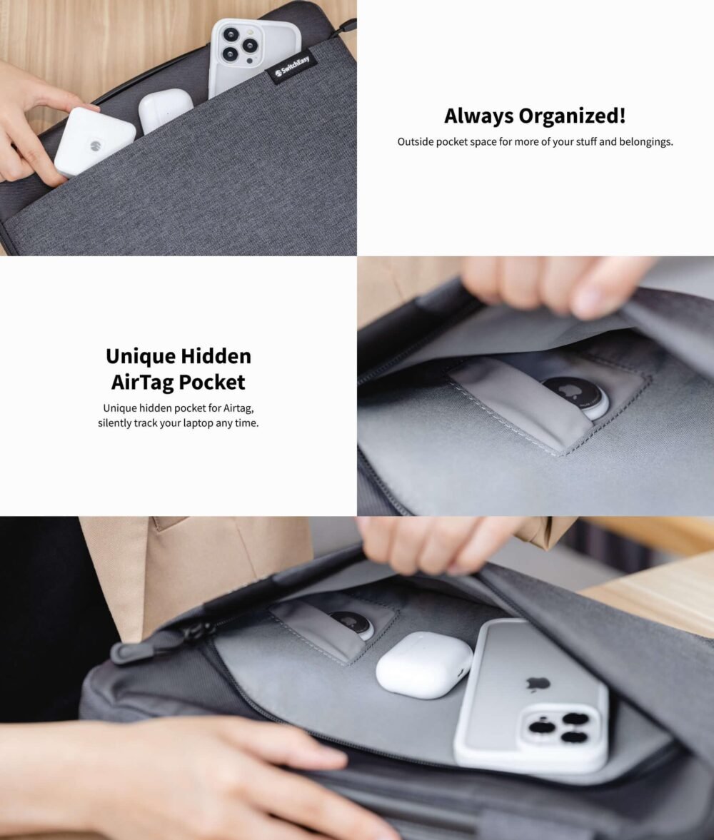 SwitchEasy Urban Bag Sleeve Tas Macbook Pro / Air 13 / 13.6 / 14 / 15 / 16 Inch M5 / M4 / M3 / M2 / M1 / Laptop foto 4