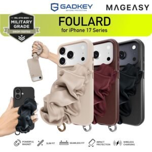 MagEasy Foulard Strap Case iPhone 17 Pro Max / 17 Pro / 17 / Air Casing Magsafe