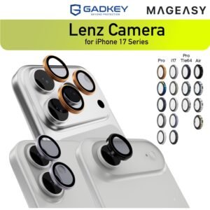 MagEasy LenzSapphire Anti Gores Kamera iPhone 17 Pro Max / 17 Pro / 17 / Air Camera Lens Protector