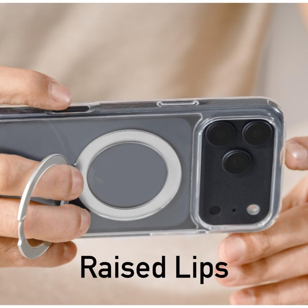 SwitchEasy MagStand Case iPhone 17 Pro Max / 17 Pro / 17 / Air Casing Clear Magsafe foto 3