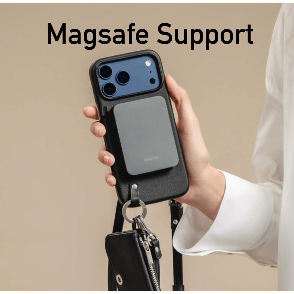 MagEasy Pouch Wallet Strap Case iPhone 17 Pro Max / 17 Pro / 17 / Air Casing Magsafe foto 2