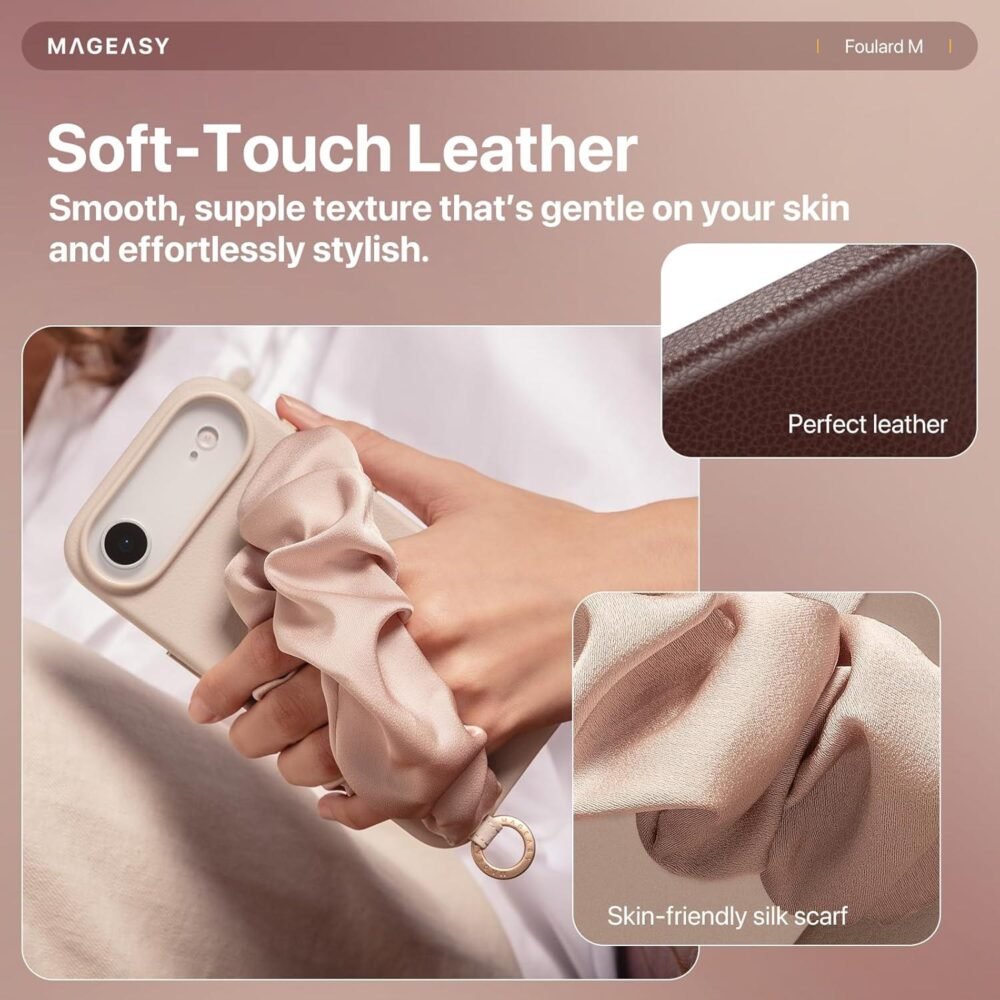 MagEasy Foulard Strap Case iPhone 17 Pro Max / 17 Pro / 17 / Air Casing Magsafe foto 2