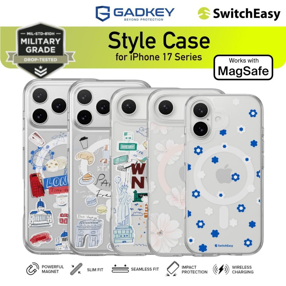 SwitchEasy Style Case iPhone 17 Pro Max / 17 Pro. / 17 / Air Casing Magsafe