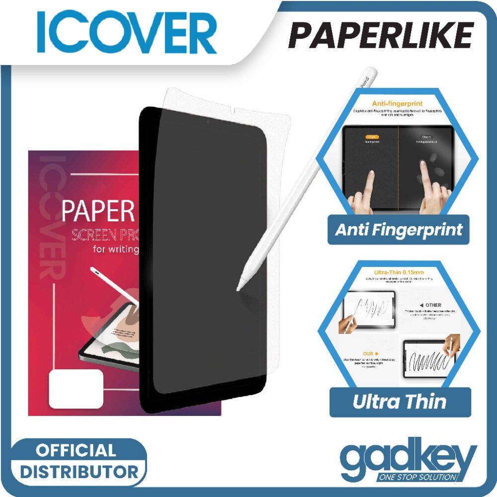 iCover PaperLike iPad Mini 7 / 6 Anti Gores Screen Guard Protector