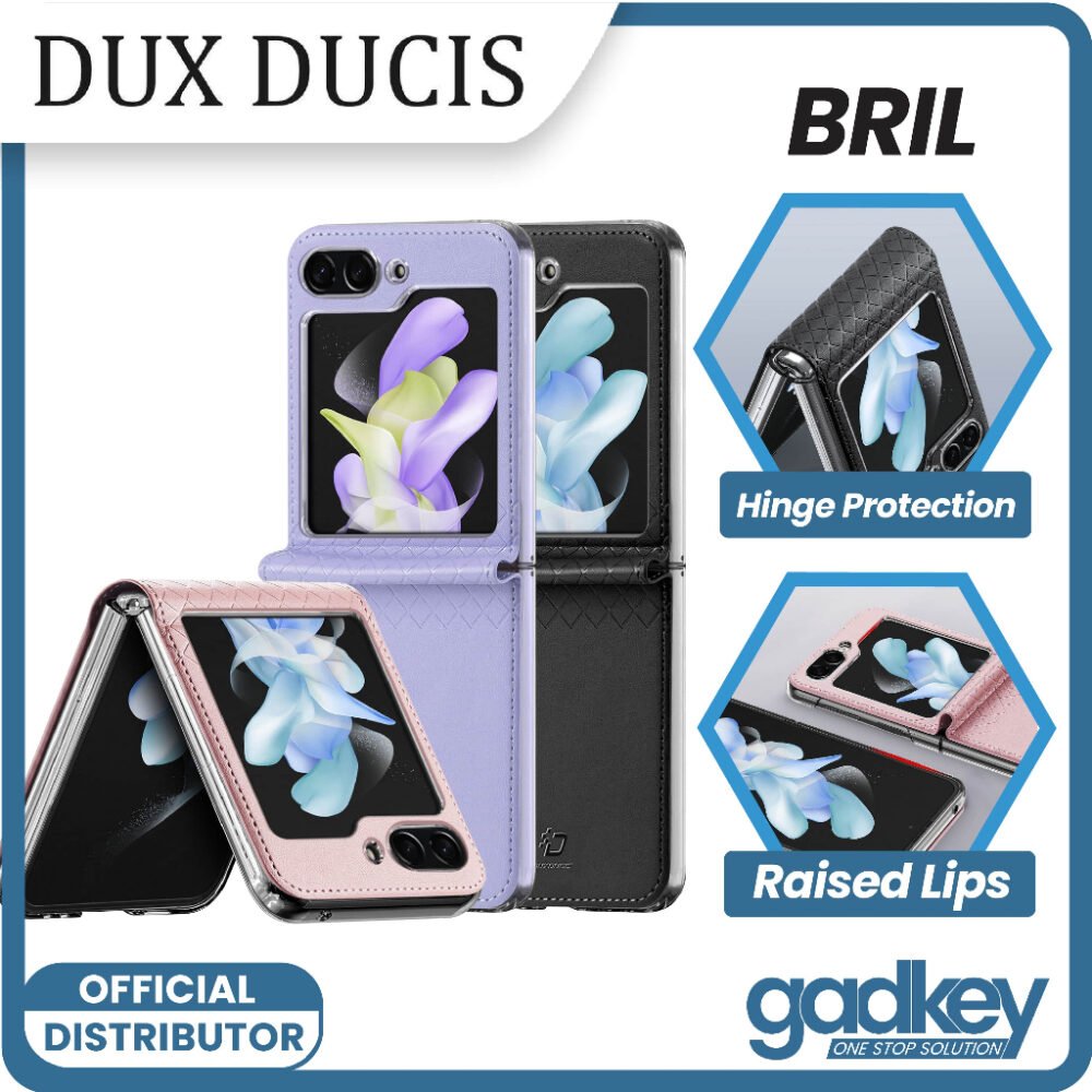 Dux Ducis Brill Case Samsung Galaxy Z Flip 5 Casing Hinge Slim