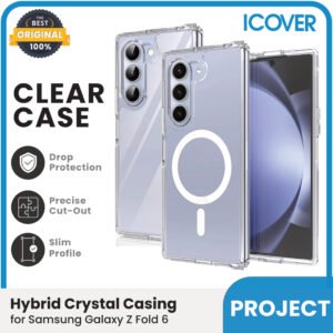 iCover Project Case Samsung Z Fold 6 Casing Clear Magsafe Cover