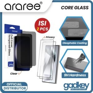 Araree Core Tempered Glass Samsung Galaxy S24 Ultra / S24 Plus / S24 Anti Gores Screen Guard Protector