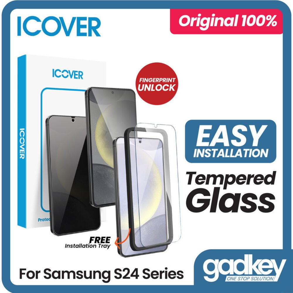 iCover Tempered Glass Samsung Galaxy S24 Ultra / S24 Plus / S24 Anti Gores Screen Guard Protector