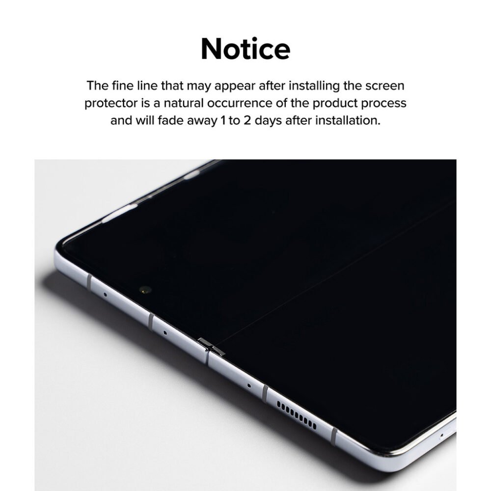 Ringke Dual Easy Screen Guard Samsung Galaxy Z Fold 6 Anti Gores Protector Hydrogel foto 6