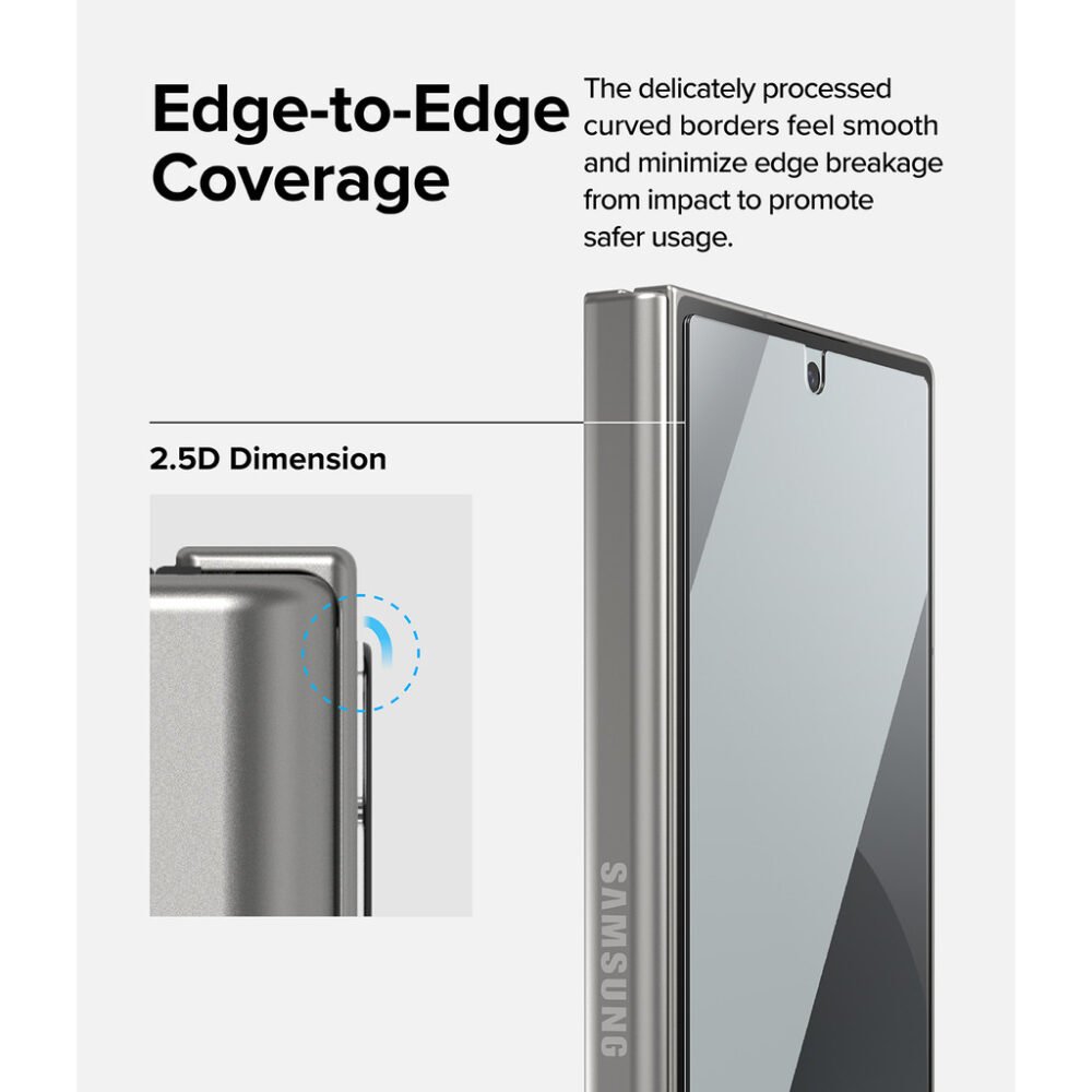 Ringke Cover Display Tempered Glass Samsung Galaxy Z Fold 6 foto 3