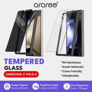 Araree Core Tempered Glass Samsung Galaxy Z Fold 6 Anti Gores Screen Guard Protector