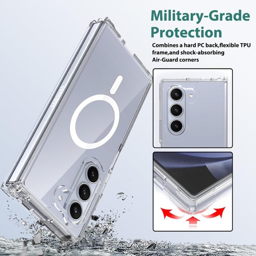 iCover Project Case Samsung Z Fold 6 Casing Clear Magsafe Cover foto 5