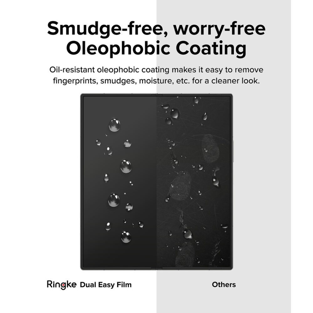 Ringke Dual Easy Screen Guard Samsung Galaxy Z Fold 6 Anti Gores Protector Hydrogel foto 2