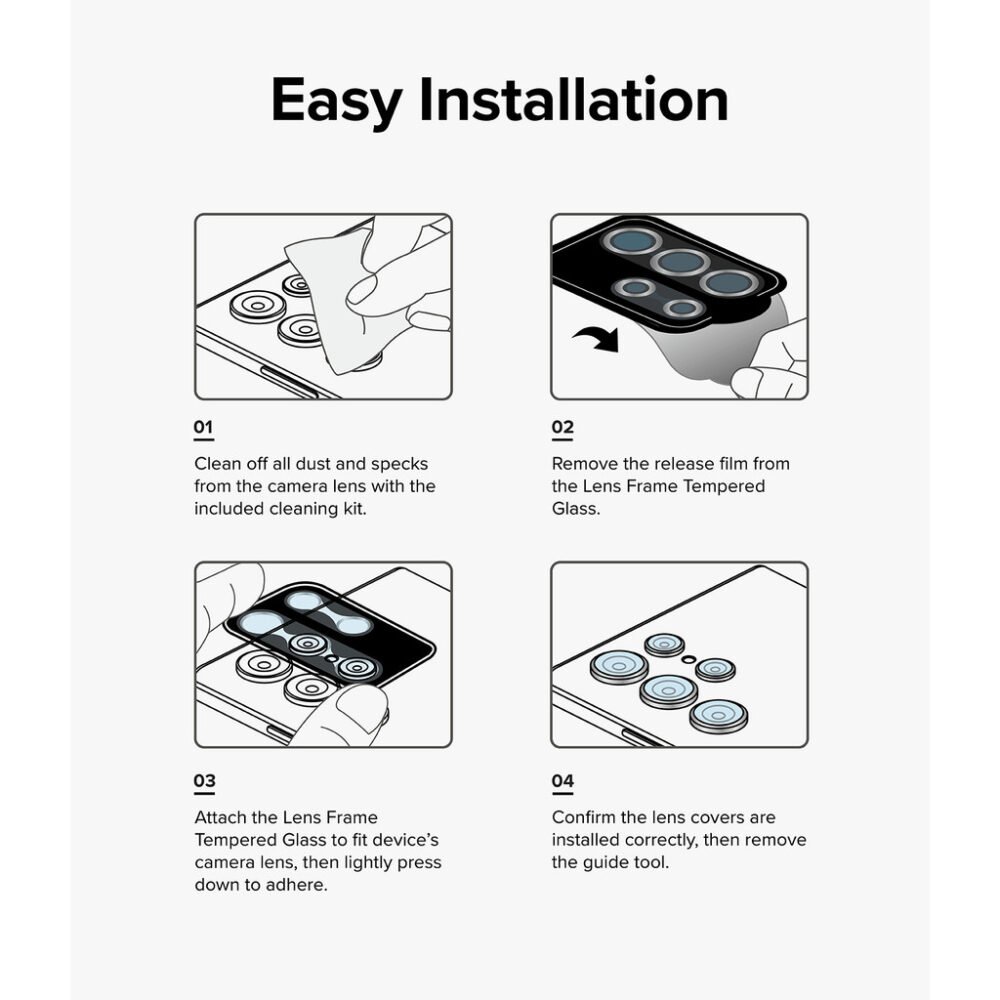Ringke Anti Gores Kamera Samsung Galaxy Z Fold 6 foto 9