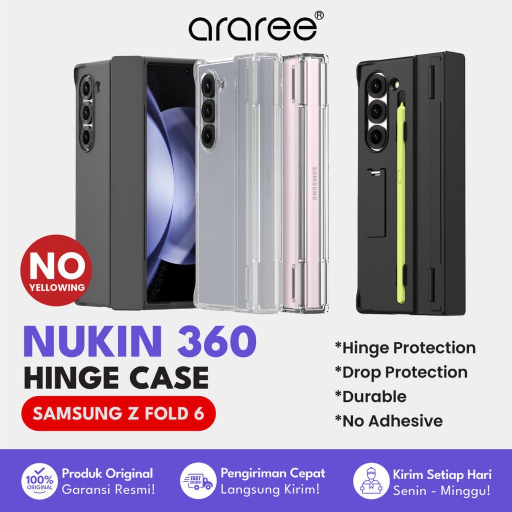 Araree Nukin 360 Case Samsung Galaxy Z Fold 6 Hinge Casing Spen Cover