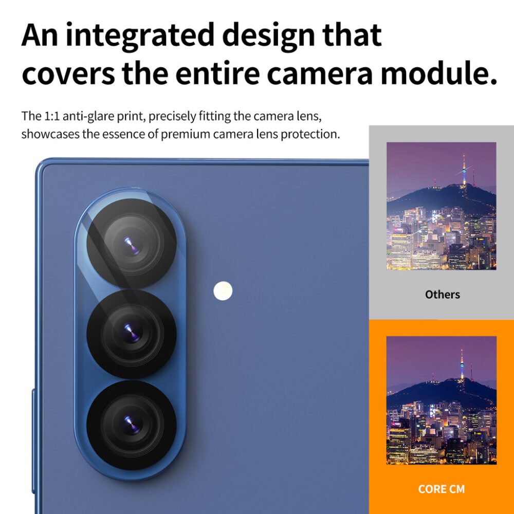 Araree Anti Gores Kamera Samsung Galaxy Z Fold 7 Camera Lens Protector foto 4