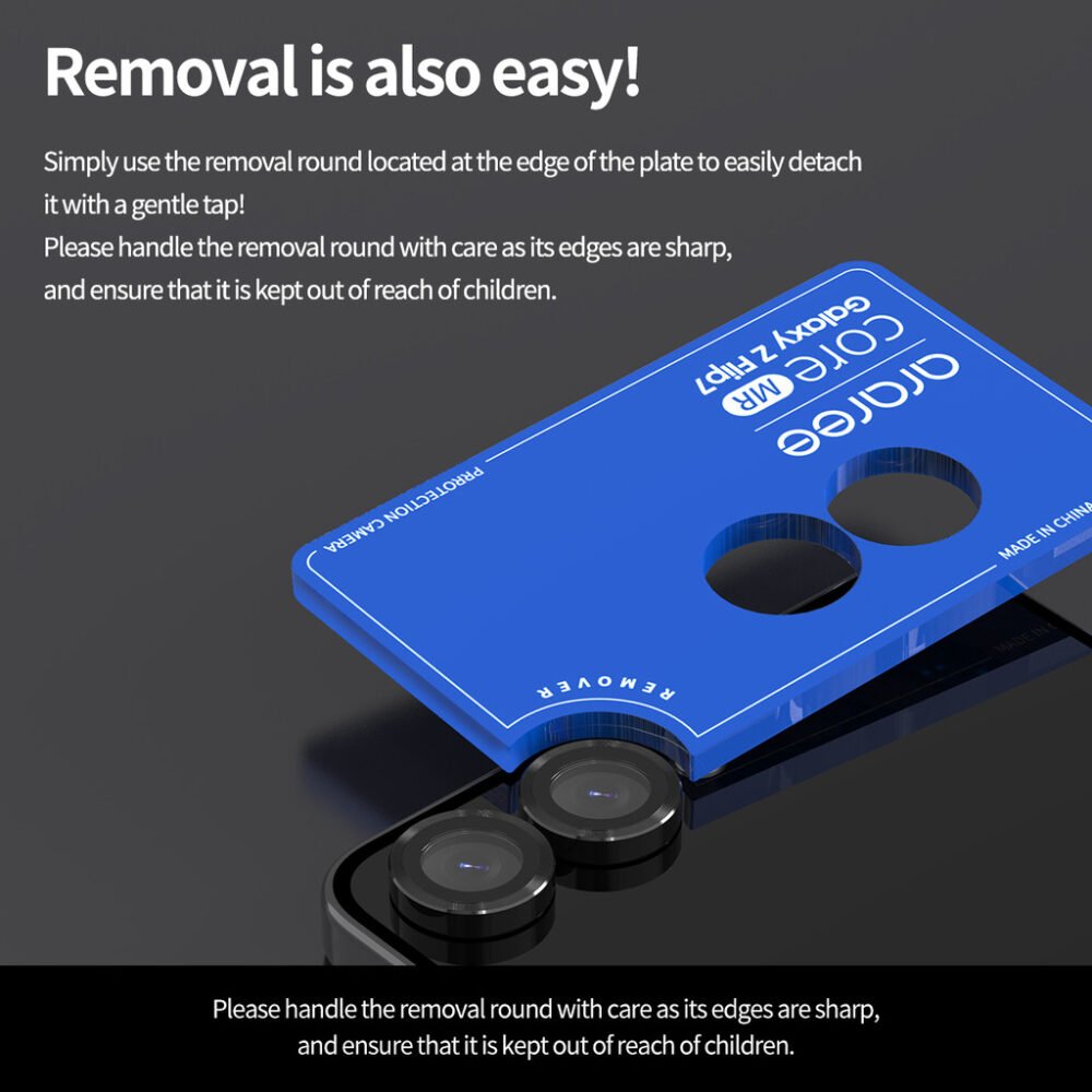 Ararre Core Anti Gores Kamera Samsung Galaxy Z Flip 7 Camera Lens Tempered Glass foto 8