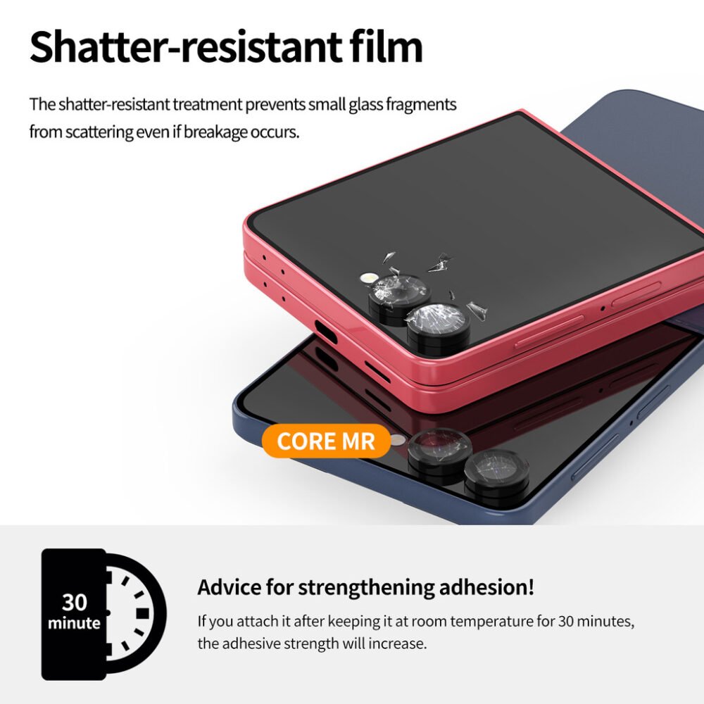 Ararre Core Anti Gores Kamera Samsung Galaxy Z Flip 7 Camera Lens Tempered Glass foto 6