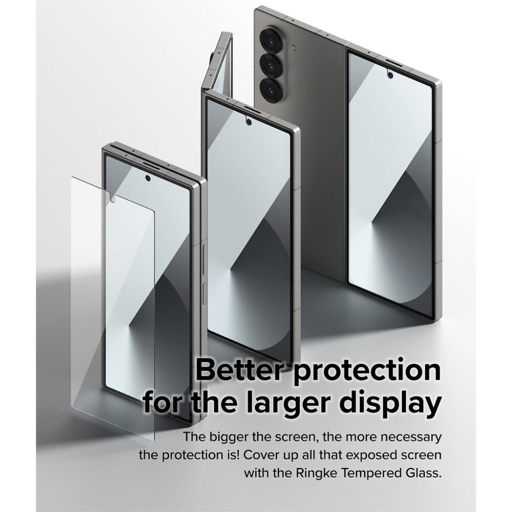 Ringke Cover Display Tempered Glass Samsung Galaxy Z Fold 6 foto 5