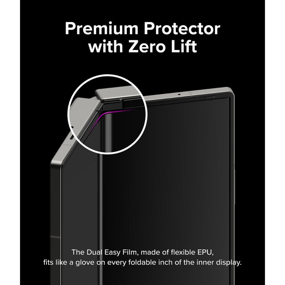 Ringke Dual Easy Screen Guard Samsung Galaxy Z Fold 6 Anti Gores Protector Hydrogel foto 3