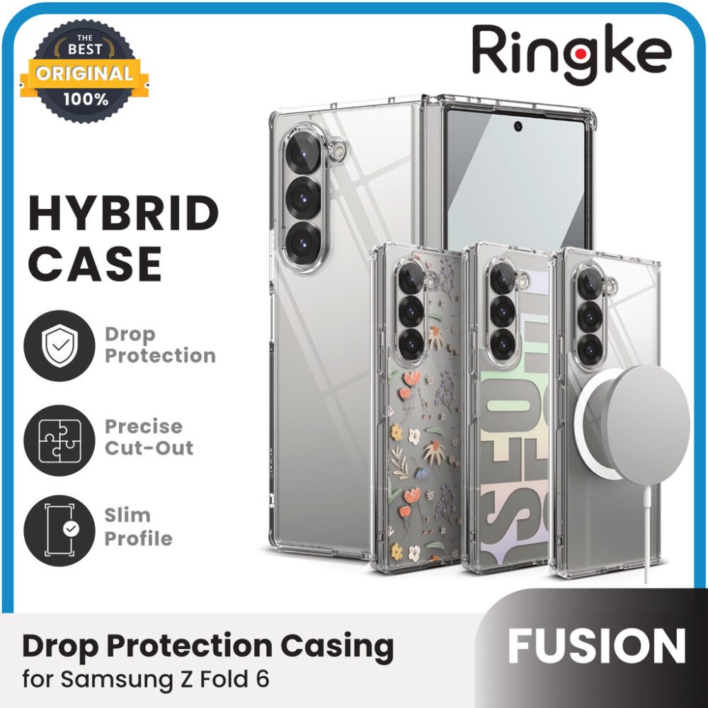 Ringke Fusion Case Samsung Galaxy Z Fold 6 Casing Slim Clear Magsafe
