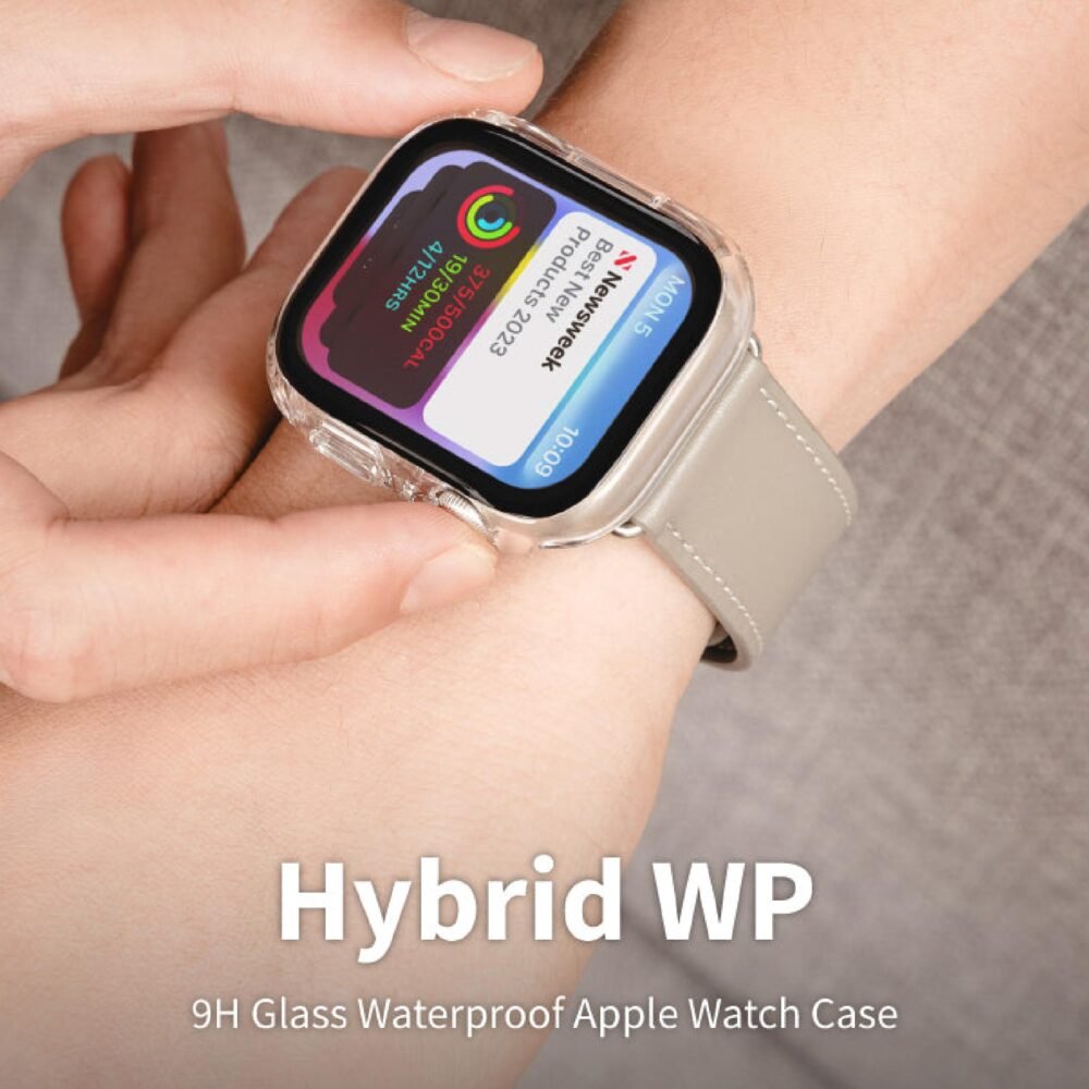 SwitchEasy Hybrid WP Case Apple Watch 9 / 8 / 7 Casing Tempered GLass foto 8