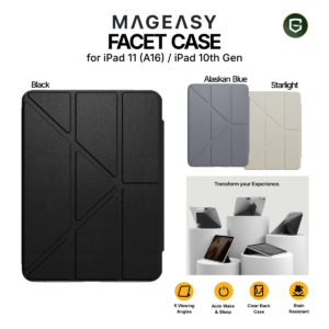 MagEasy Facet Case iPad 11 A16 / 10th Gen Casing Folio Protection