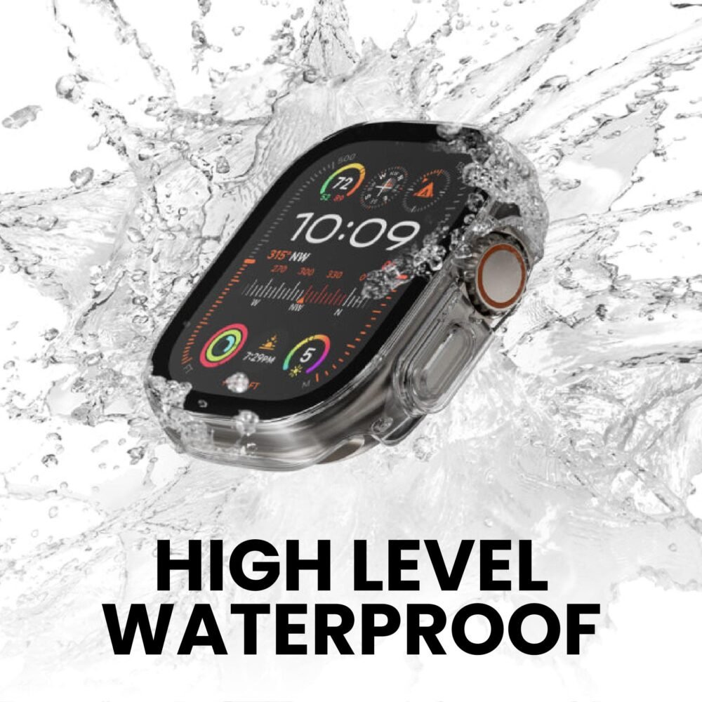 SwitchEasy Hybrid WP Case Apple Watch 9 / 8 / 7 Casing Tempered GLass foto 5
