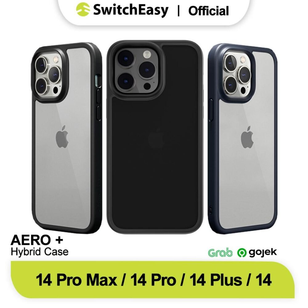 SwitchEasy Aero+ Case iPhone 14 Pro Max / 14 Pro / 14 Plus / 14 Casing Magsafe Hybrid Cover