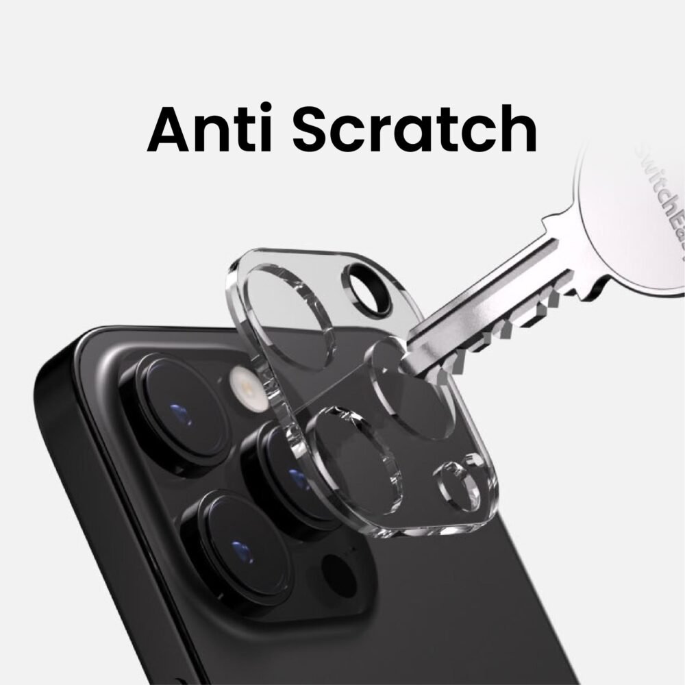 SwitchEasy Lens-Armor Anti Gores Kamera iPhone 15 Pro Max / 15 Pro / 15 Plus / 15 Camera Protector Tempered Glass foto 4